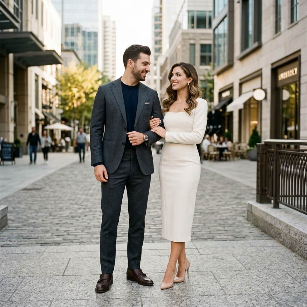 Dapper and Sharp: Mens Clothes for Engagement Photos